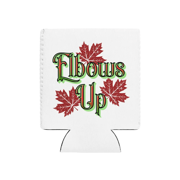 Elbows Up Maple Leaves Canada Coozie Can Cooler product image (1)