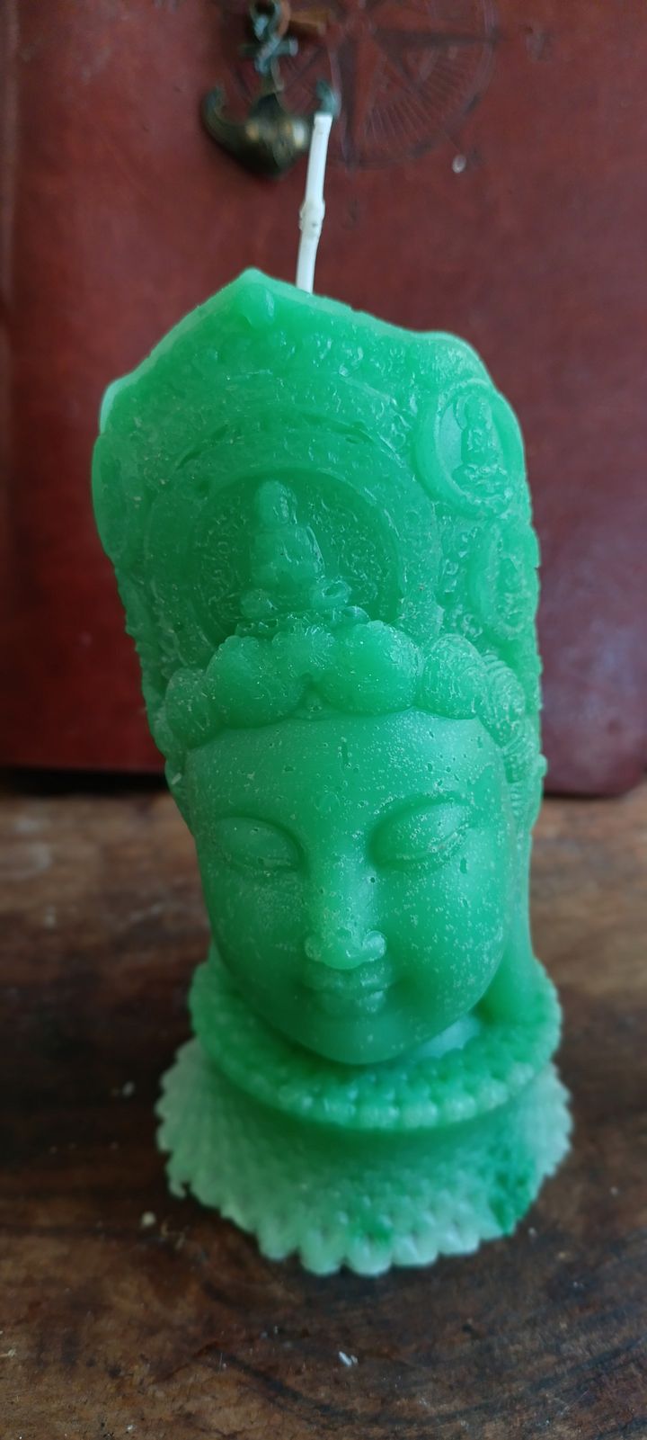 Duft-Kerze Buddha Kopf - Minzgeruch product image (1)