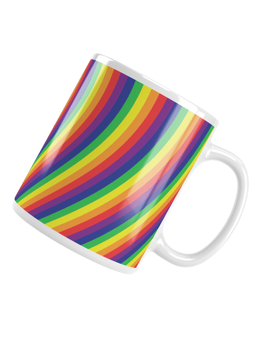 Rainbow Pride Hearts Mug (Right-handed) product image (5)