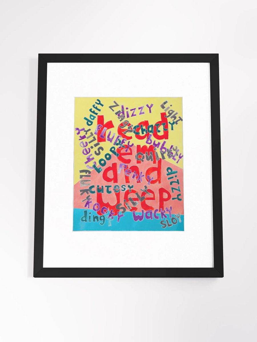read em and weep print framed product image (4)