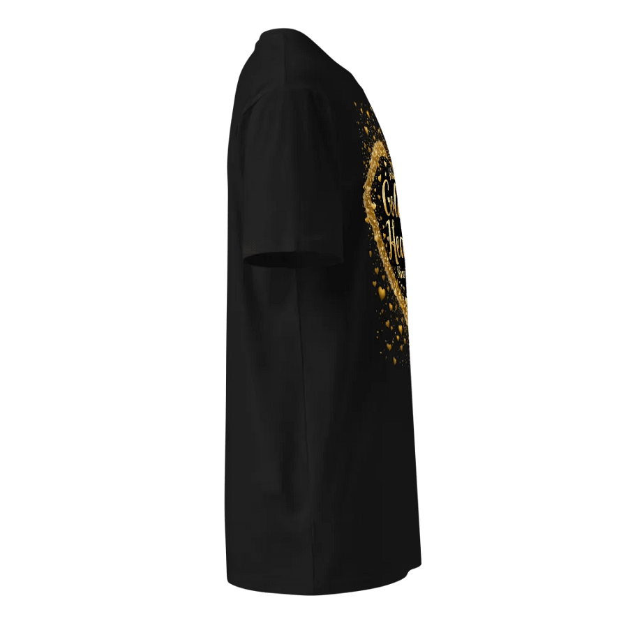 Black History Month Golden Hearts Shine in Style Unisex T-Shirt product image (8)