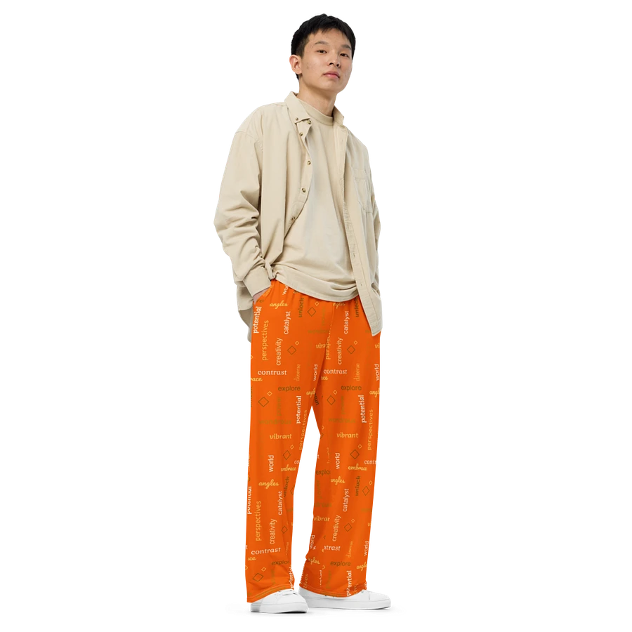 different perspectives orange PANTS product image (6)