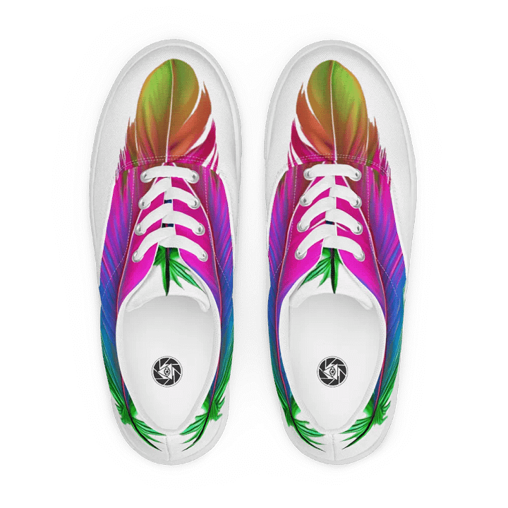 Tropical Feather - Women's Lace-Up Canvas product image (2)