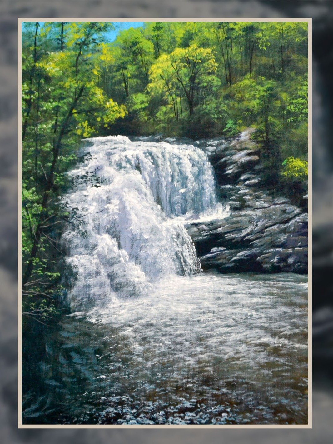 DOWNLOADABLE Acrylic Painting Tutorial - Waterfalls product image (4)