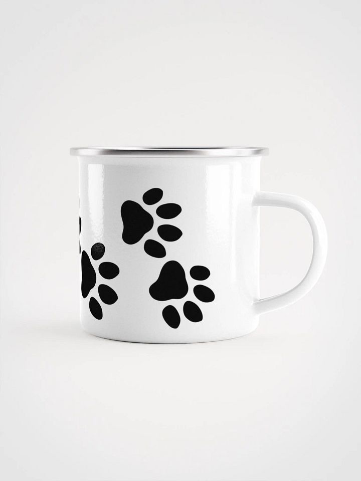 Walking paw print ceramic mug product image (1)