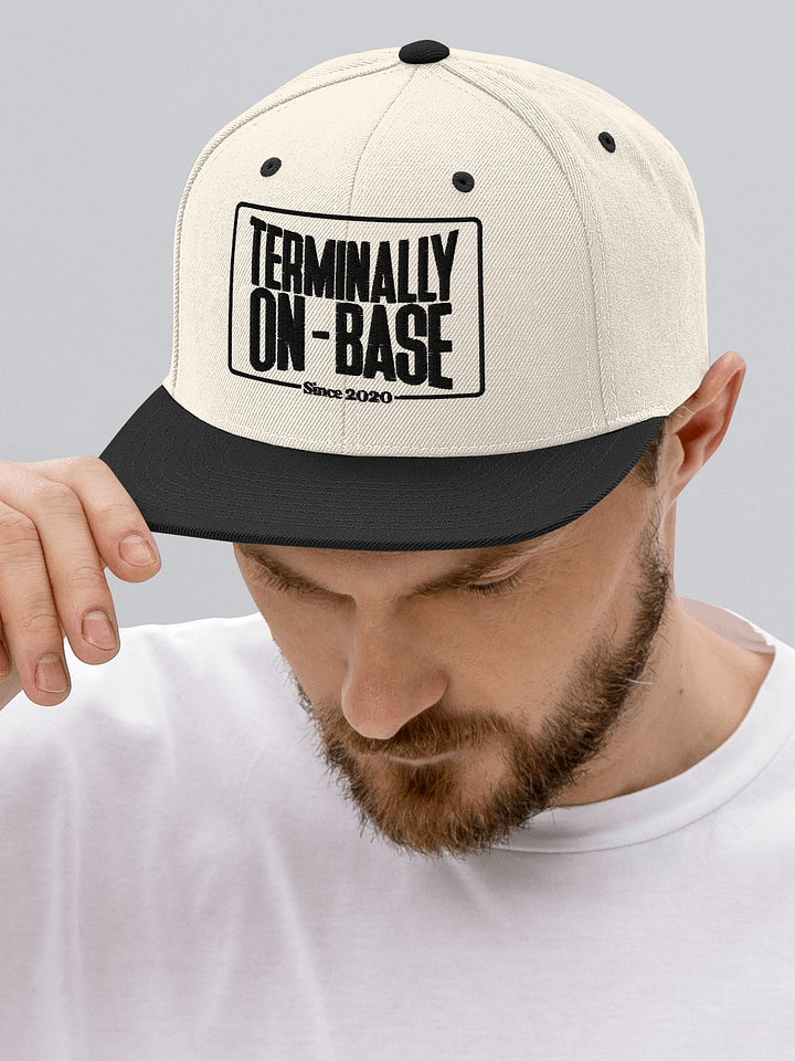 "Terminally On-Base" Snapback product image (1)