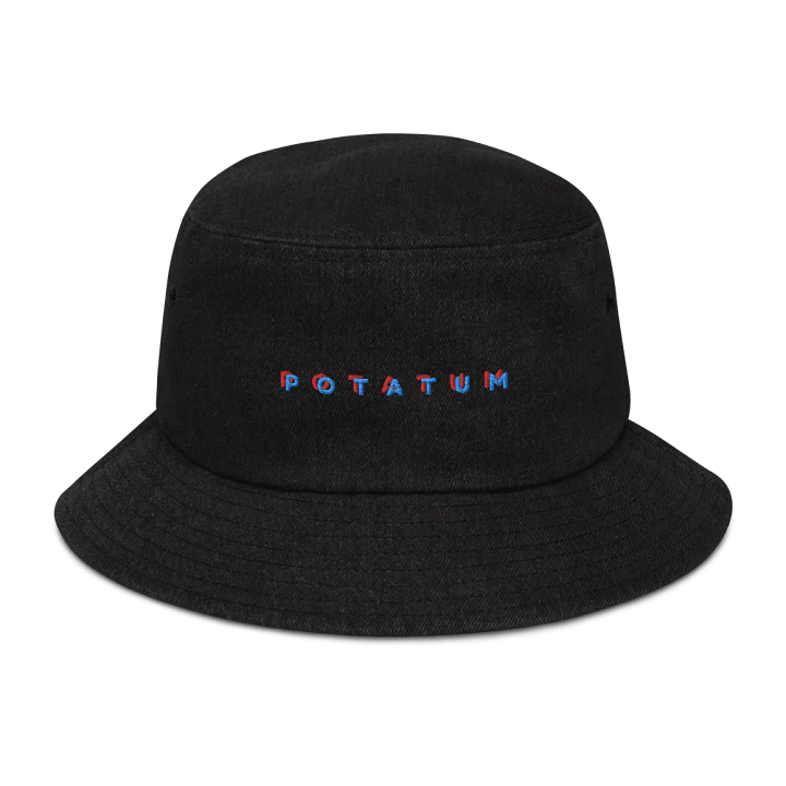 POTATUM 3D denim bucket hat product image (1)