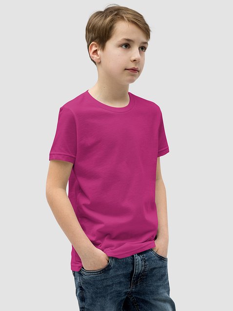 Photo showing Bella+Canvas Youth Short Sleeve T-Shirt