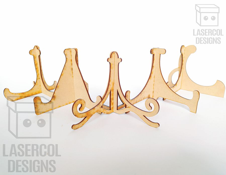Easel Plate Stand Set 2 - Laser Cut Files product image (2)
