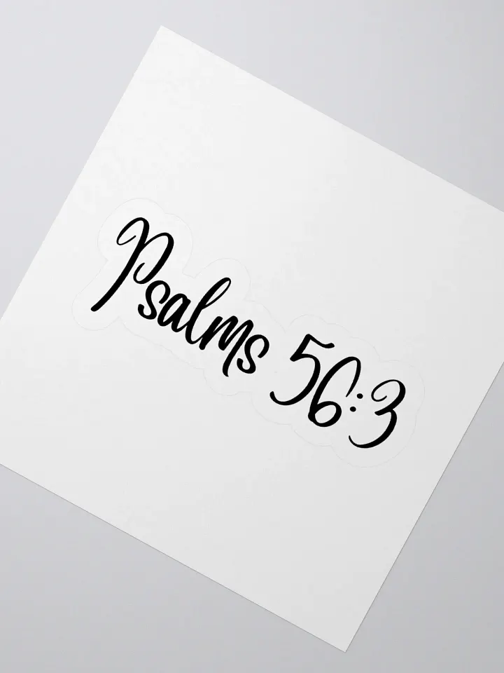 Psalm 56:3 Sticker product image (2)