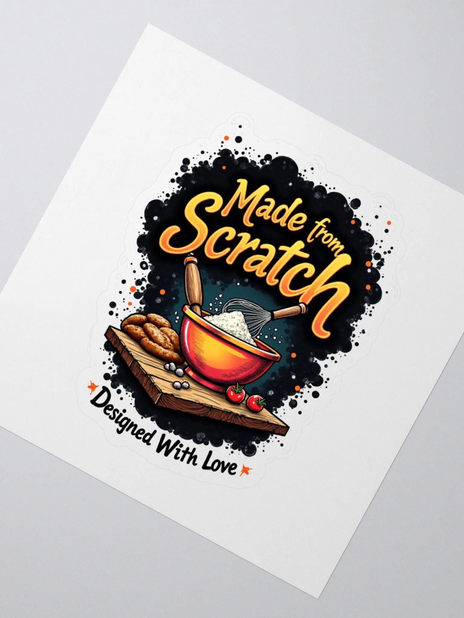 Made from Scratch Kiss Cut Stickers product image (2)