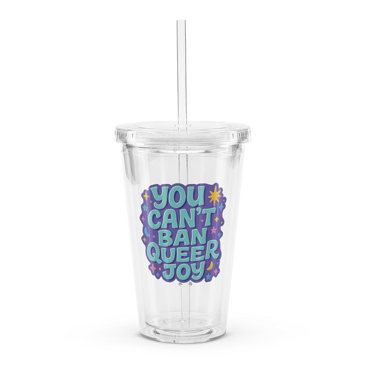 You Can't Ban Queer Joy Tumbler product image (1)