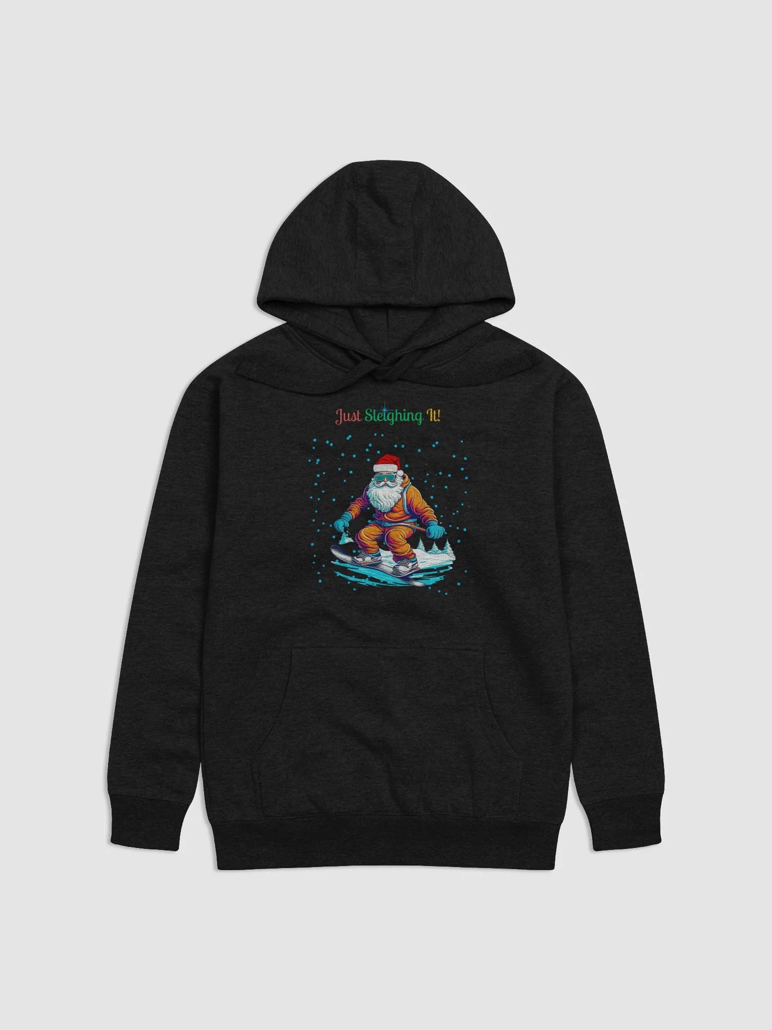 Santa Claus Snowboarding Hoodie product image (1)