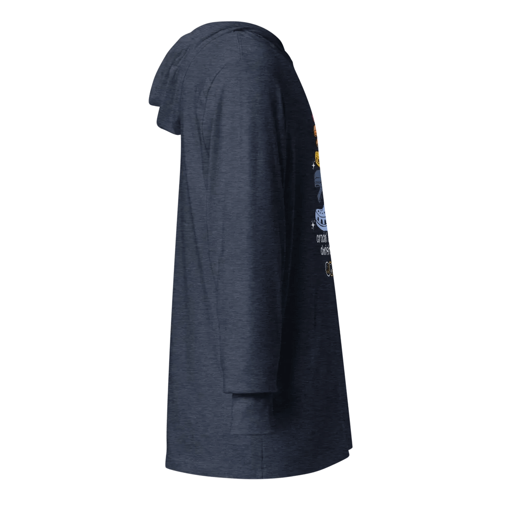 Crocin' Around the Christmas Tree Bella+Canvas Long Sleeve Hooded T-Shirt product image (5)