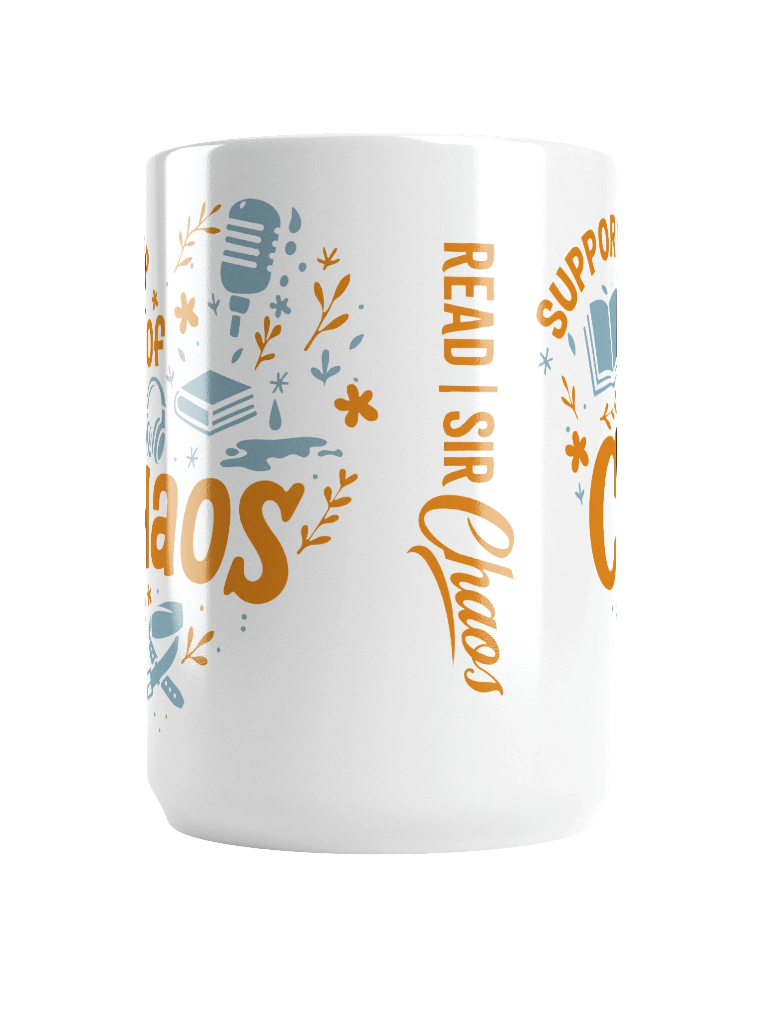 Supporter of Chaos Mug (Orange & Blue) product image (12)