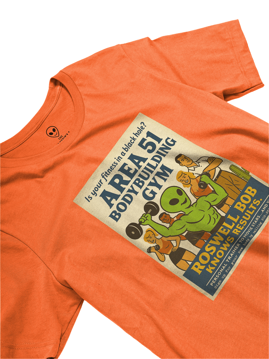 Area 51 Bodybuilding Gym Roswell Aliens Unisex T-Shirt product image (31)