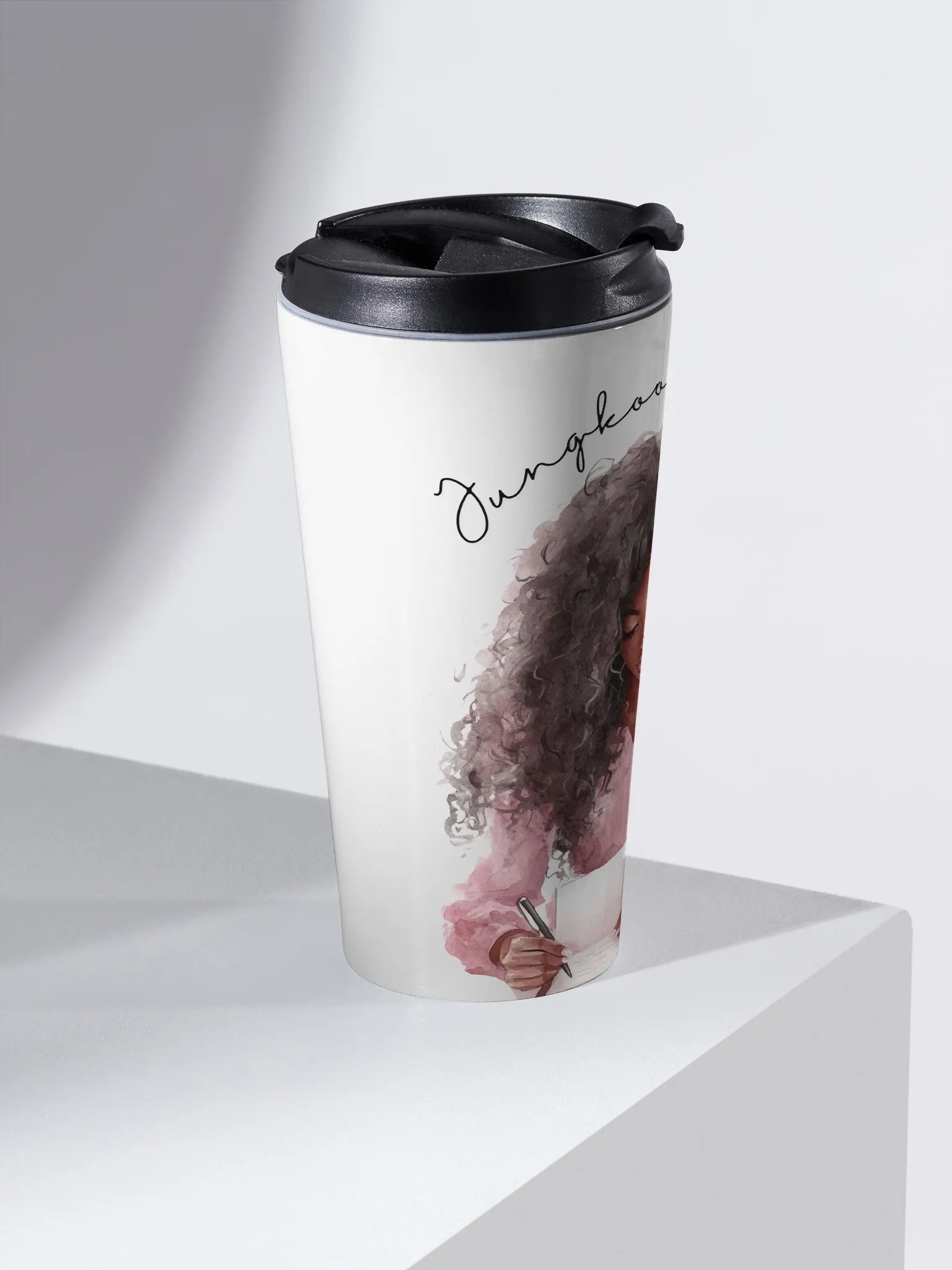 Jungkook's Girl Stainless Steel Travel Mug product image (2)