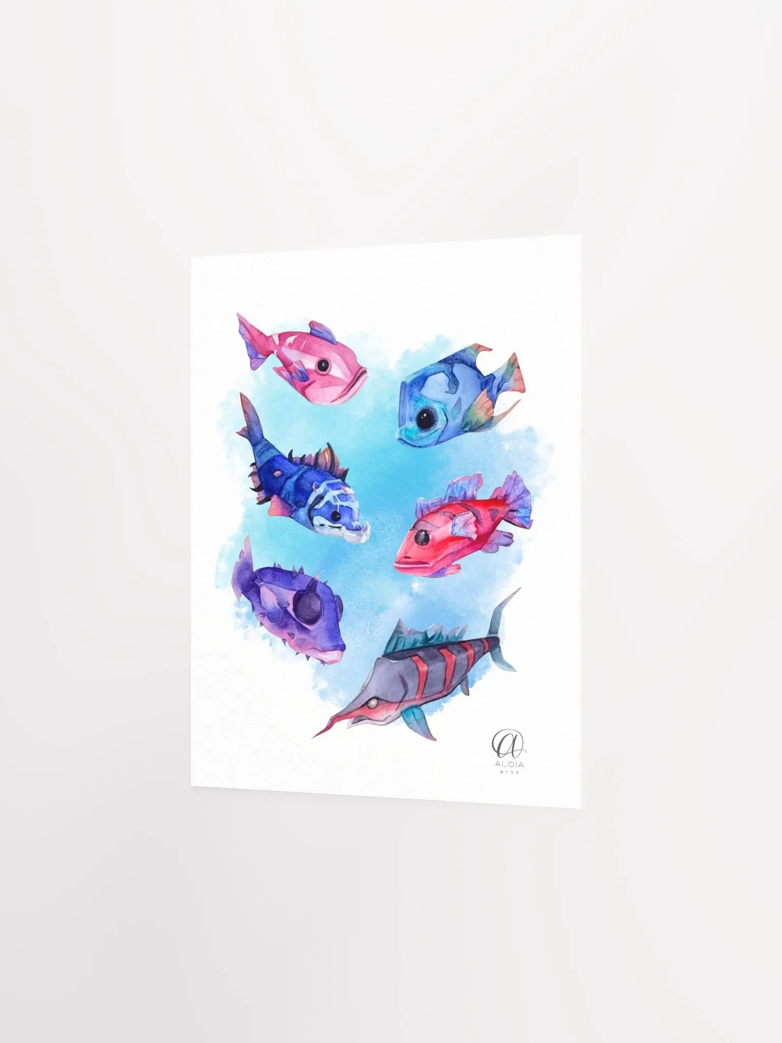 Sea of Thieves Fish Matte Poster, Portrait product image (2)