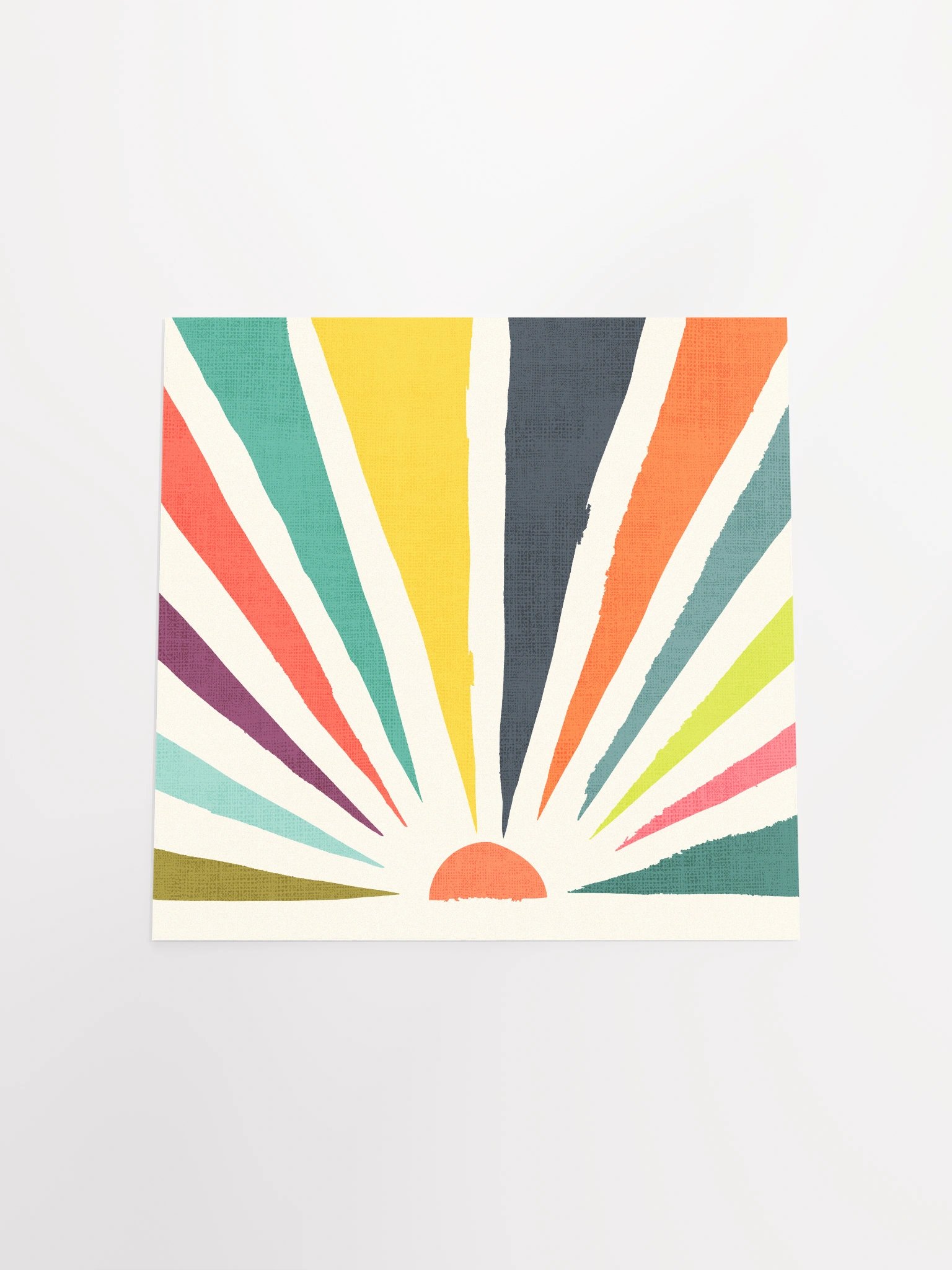 Rainbow sun art print product image (20)