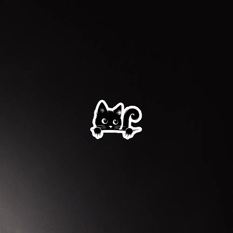 Peeping Cat Magnet – Premium Vinyl Magnet for Cat Lovers by The Kitty Kingdom product image (3)