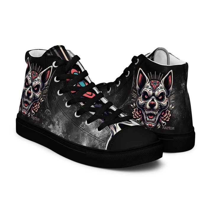 Day of the Dead Women's High Top Canvas Shoe product image (2)