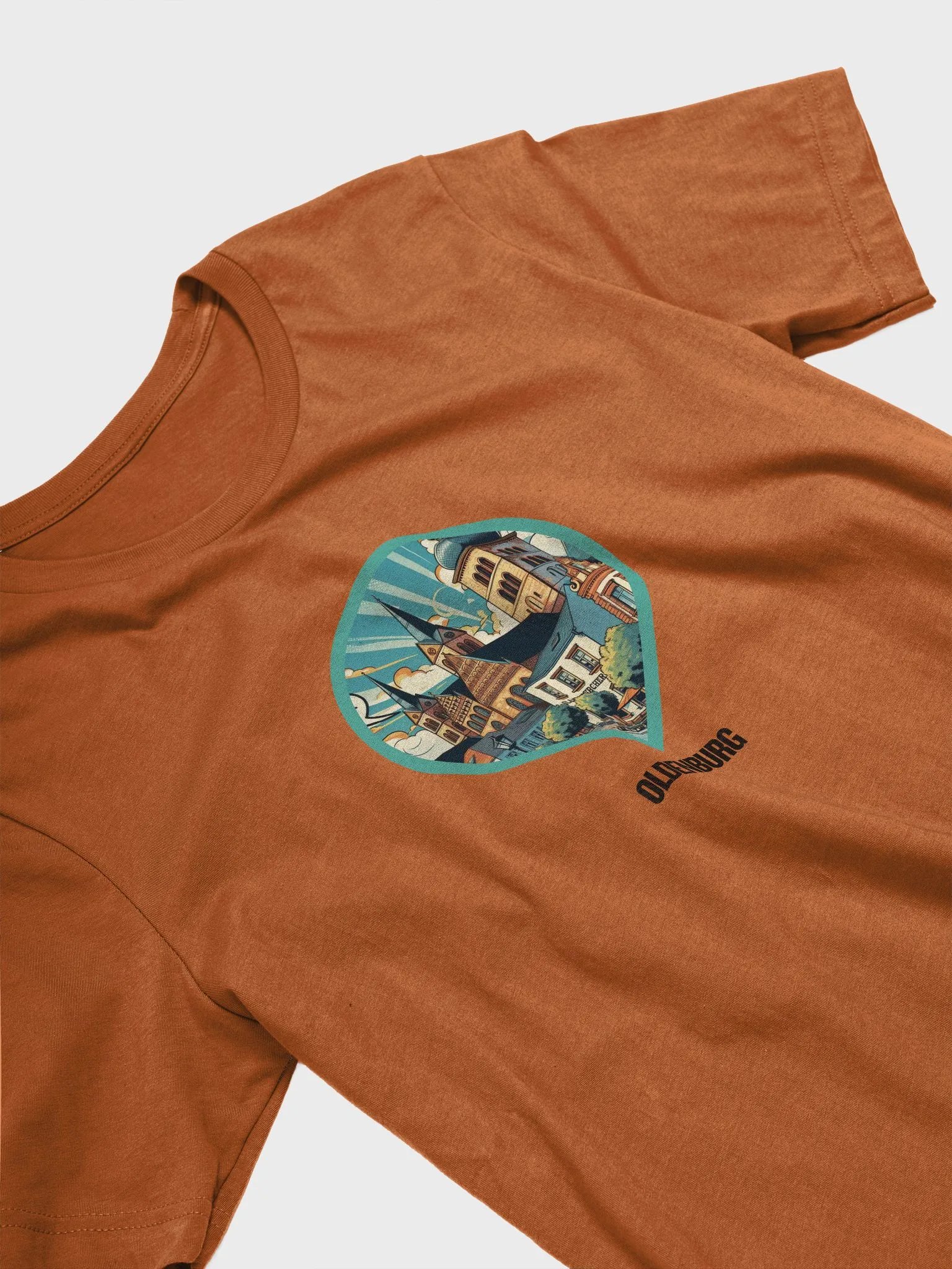 Bella+Canvas Supersoft T-Shirt | AI Design Oldenburg city product image (4)