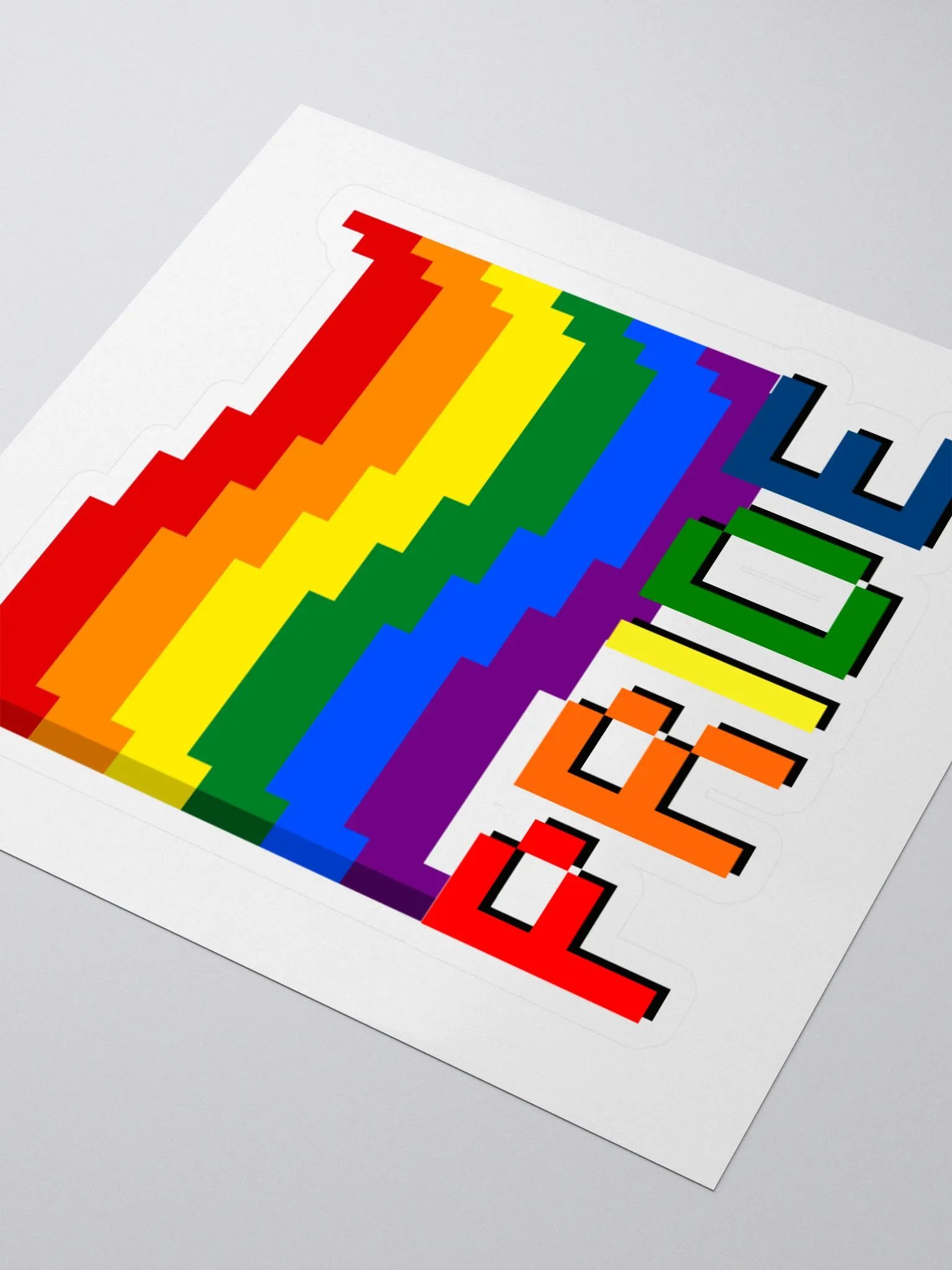 Pixel Pride Sticker product image (3)