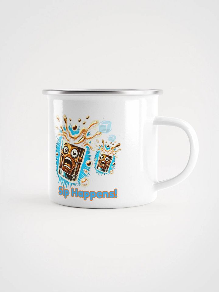 Cellar 8T Whisky - Sip Happens - Enamel Mug product image (1)