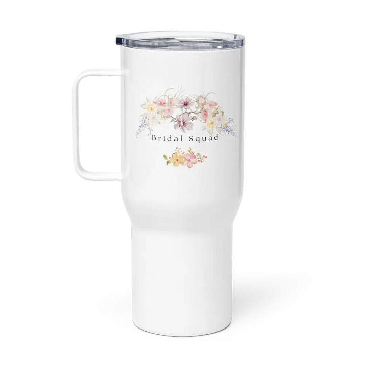 Bridal Squad 007 Delicate Floral Bliss Travel Mug product image (1)