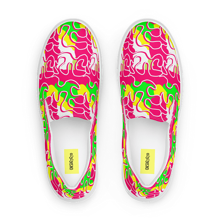 Spiral Swirl Women's Slip-On Shoes product image (2)
