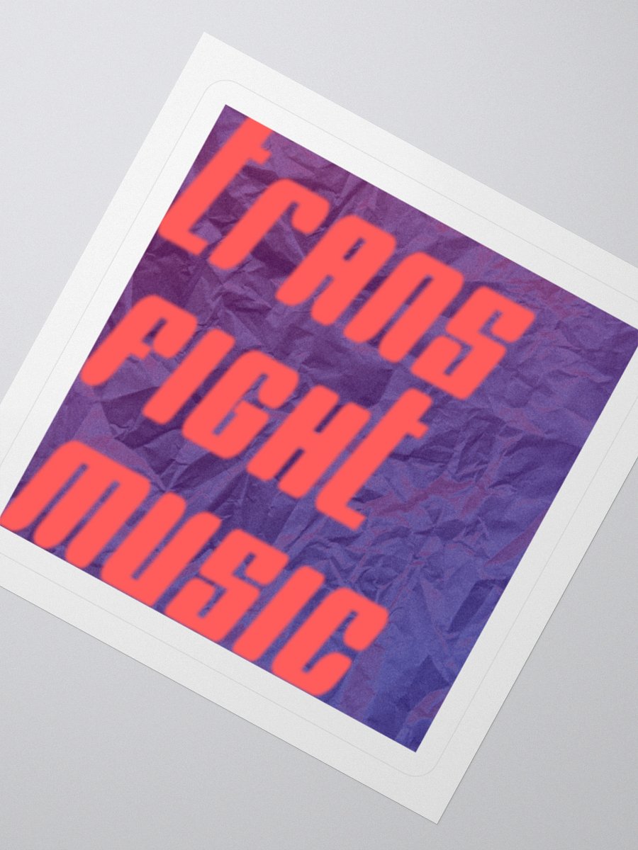 FEAR FOR THE FLESH - 'Trans Fight Music' sticker product image (6)
