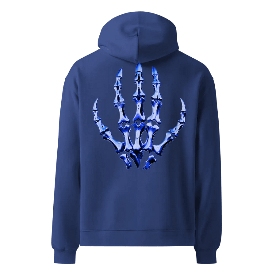 YNOTT Gradient Typography Hoodie - Cobalt BLUE product image (3)