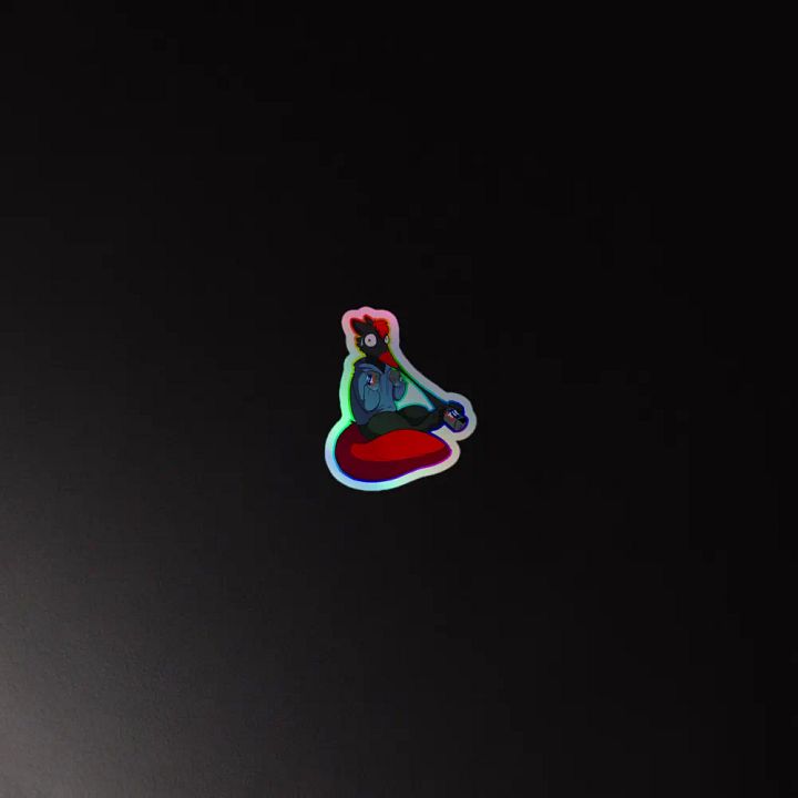Peanut Butter Stretch Holographic Sticker product image (4)