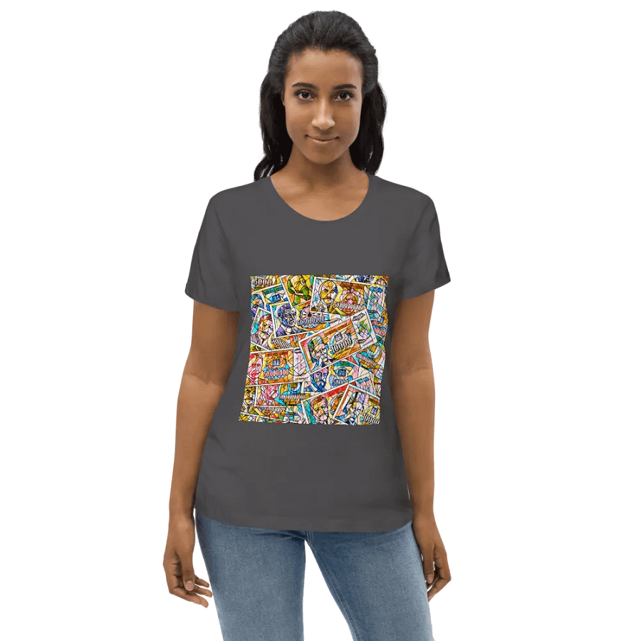 Jugoslovenski inflatorni dinar 1993 (Kolaž/mozaik) Stanley/Stella Women's Fitted Eco Tee product image (4)