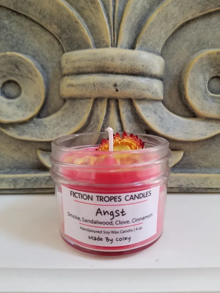 Mini Angst Candle (Fiction Tropes Candles) product image (1)