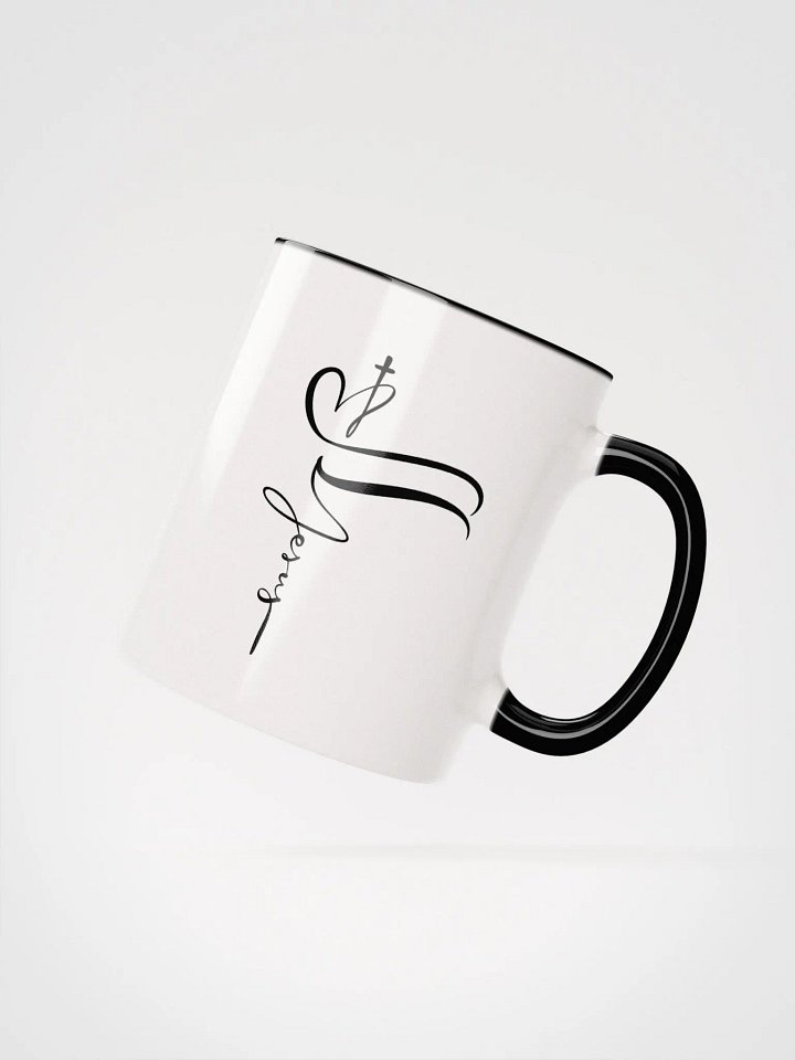 Jesus Cross Ceramic Mug with Color Inside product image (3)