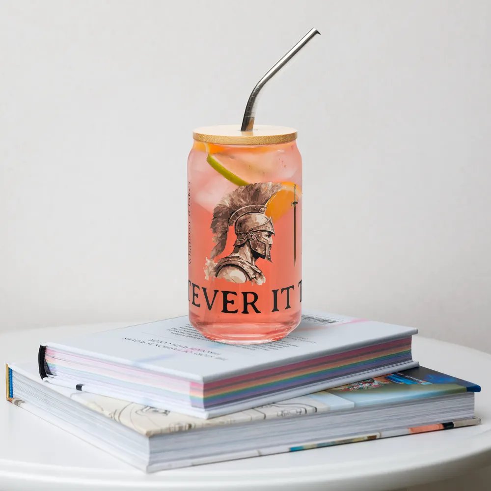 Stoic Quote Can-Shaped Glass product image (9)