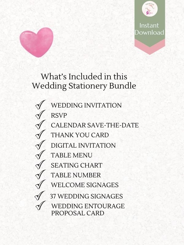 Vintage Floral Wedding Bundle product image (4)
