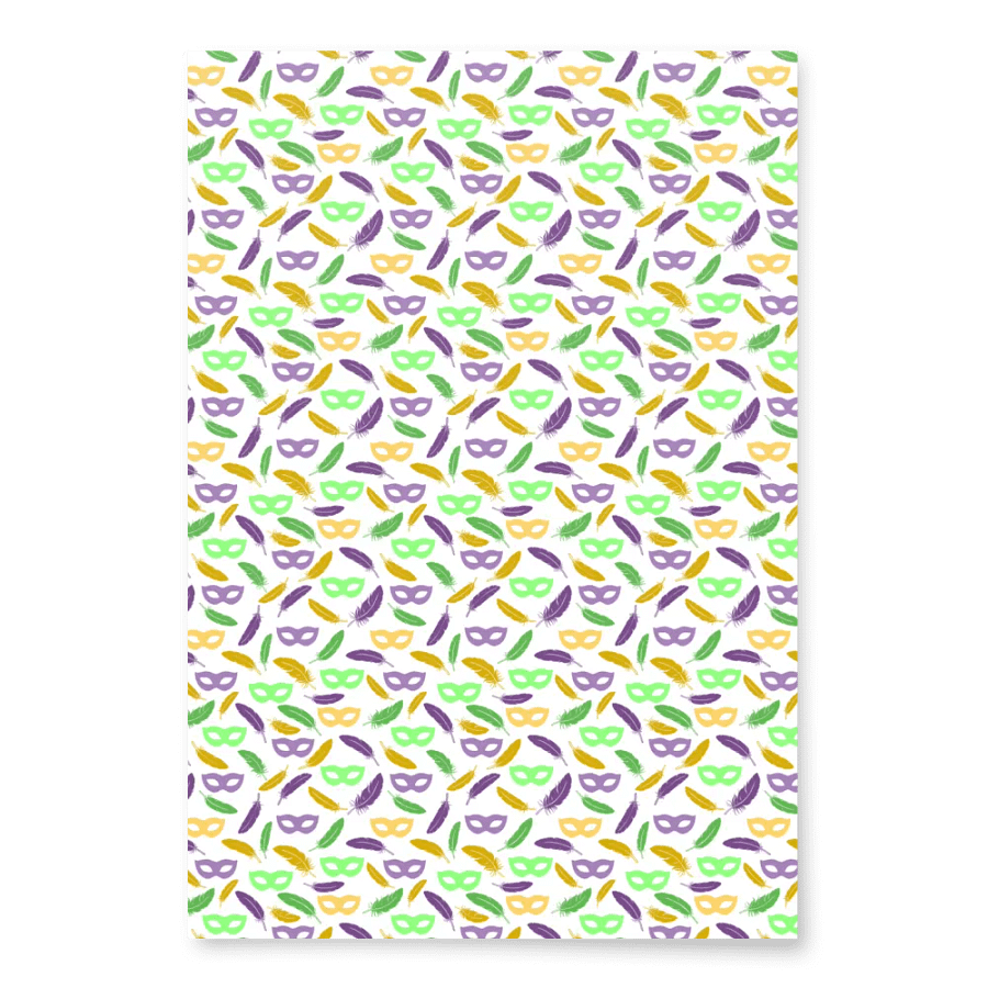 Mardi Gras Wrapping Paper product image (2)