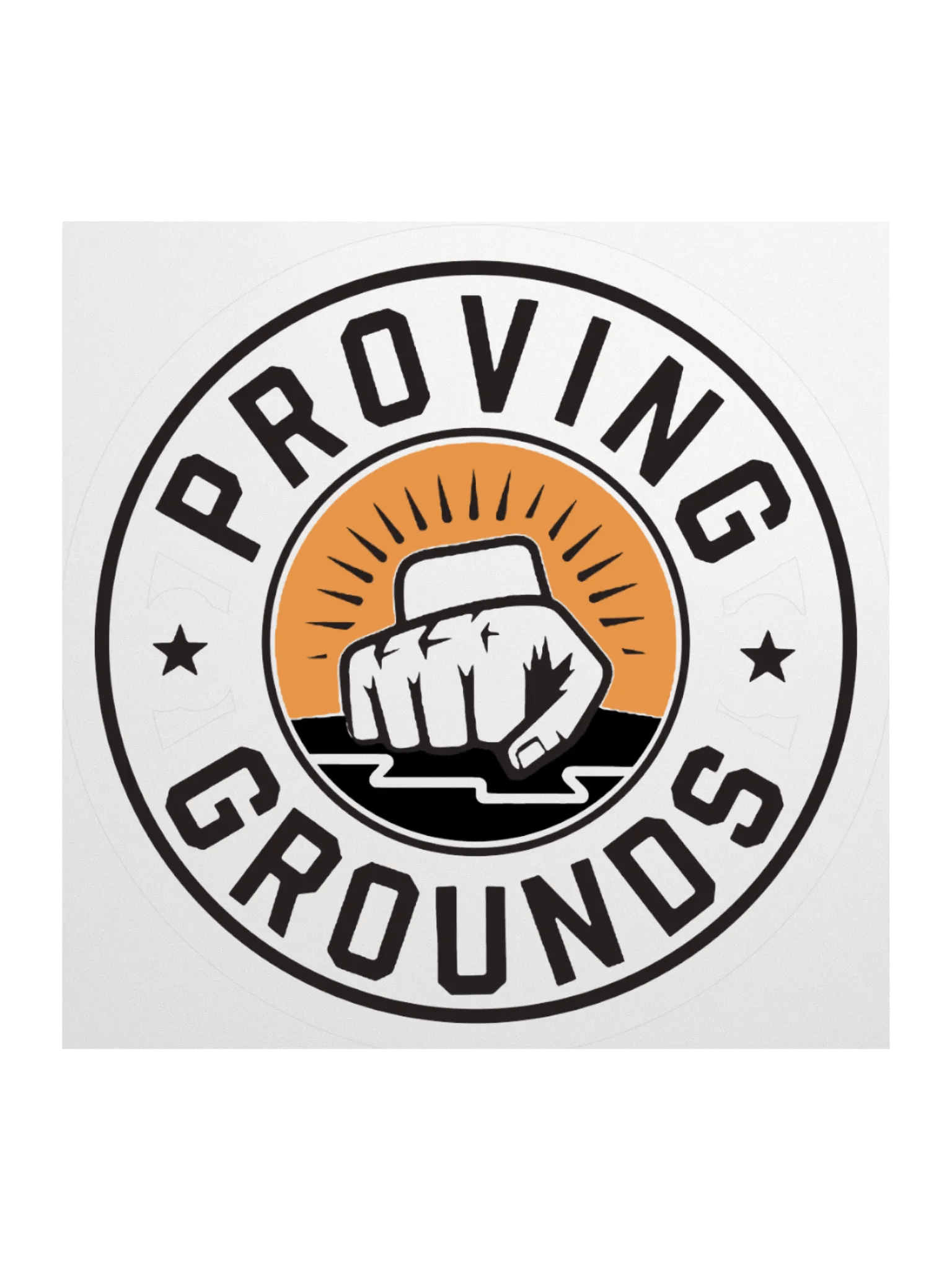 GVC Proving Grounds Kiss Cut Sticker product image (2)