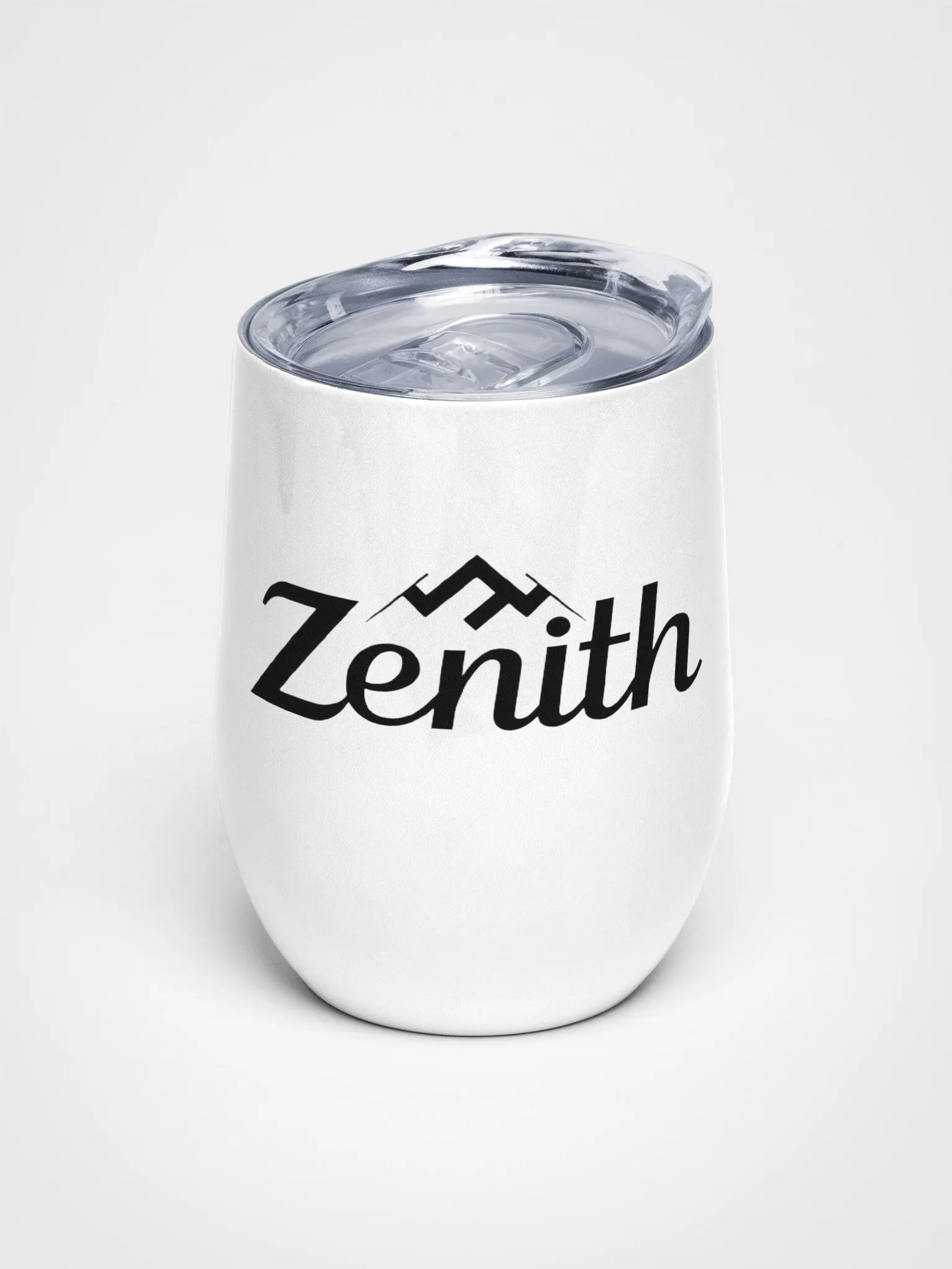 Zenith 12oz Insulated Stainless Steel Wine Tumbler - Double-Wall Vacuum Sealed, White product image (1)