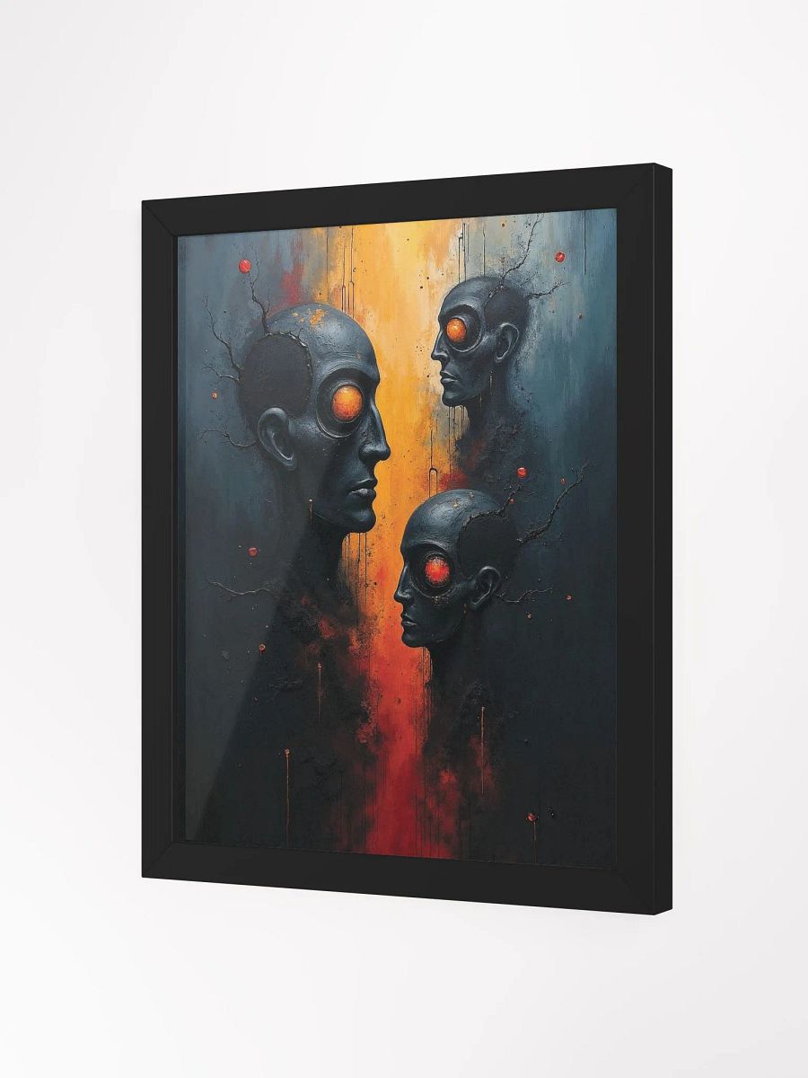Ethereal Glowing Eyes Framed Print product image (19)