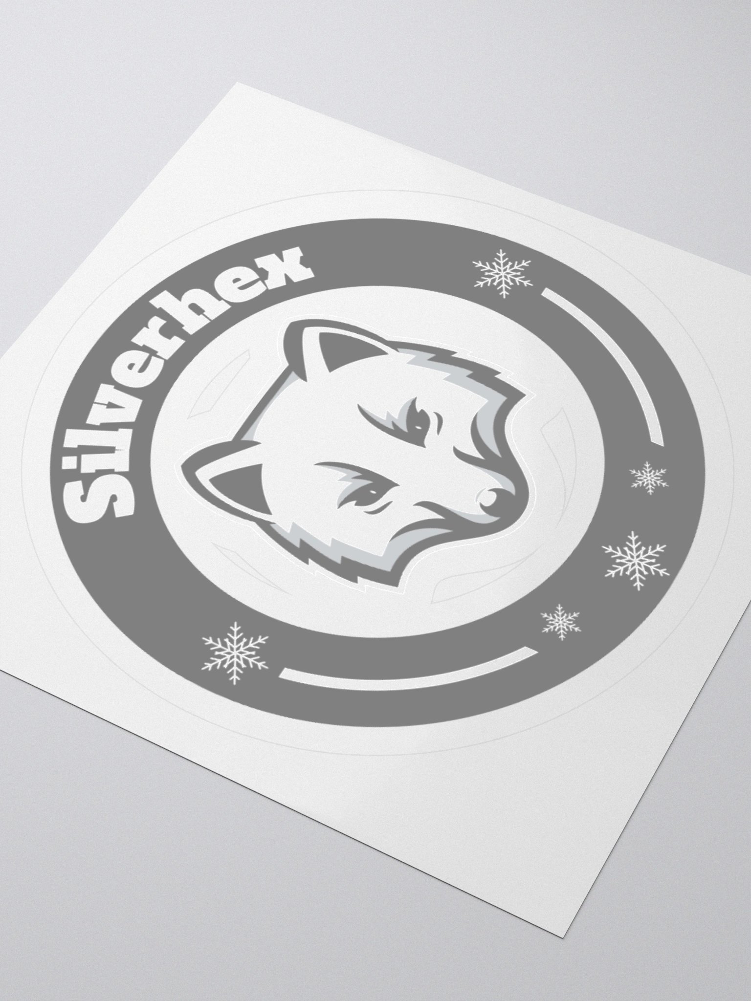 Snowy Fox Kiss Cut Stickers product image (3)