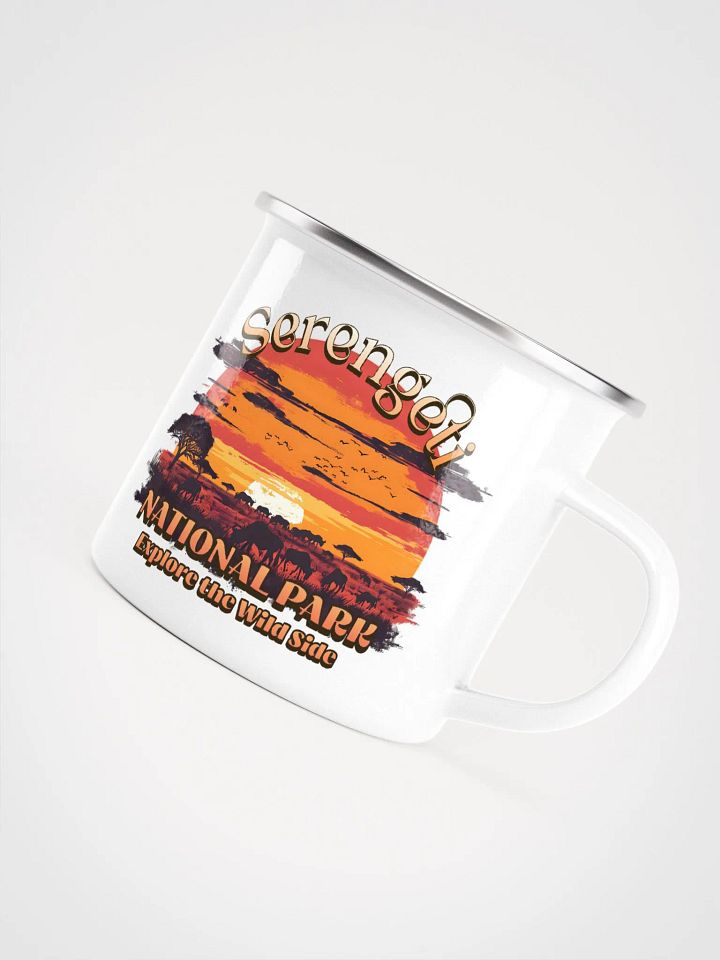 Serengeti National Park Sunset Enamel Mug product image (2)