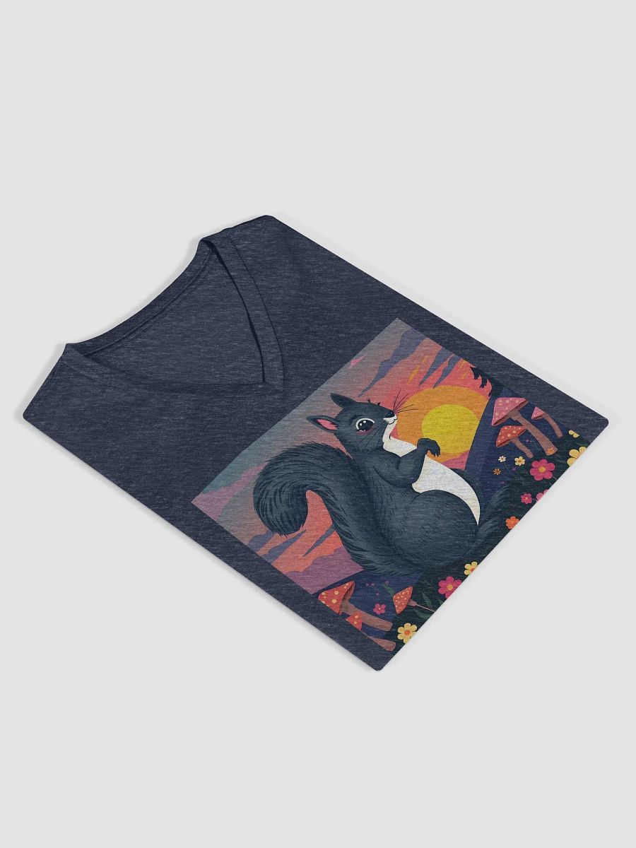 Chic Comfort V-Neck Tee Simplified 70s Retro product image (4)