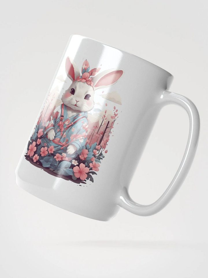Kawaii Whimsical Bunny Ears Hoodie Mug product image (2)