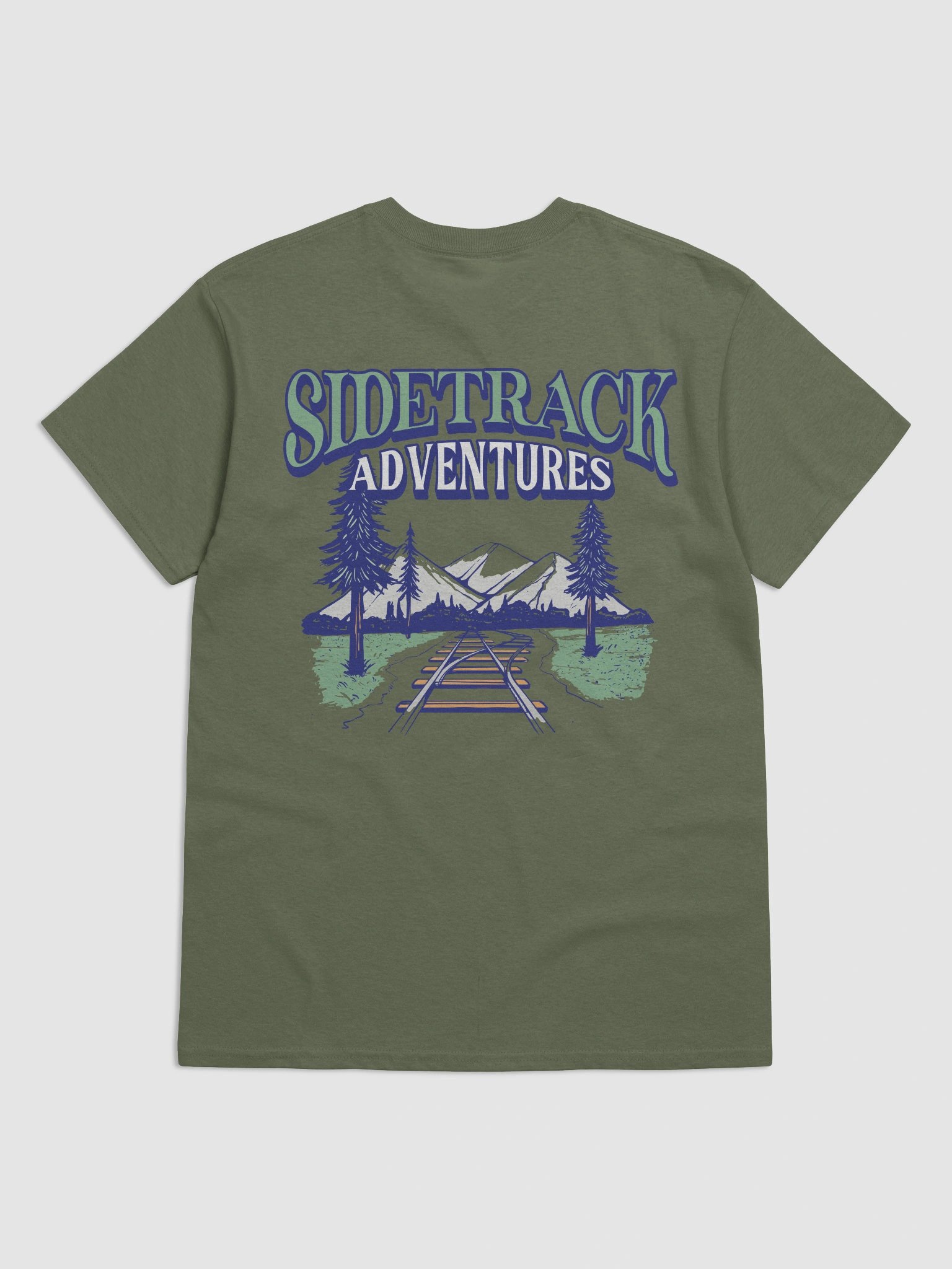 Limited Time Only: Sidetrack Adventures Retro Logo Shirt with Design on Back product image (6)