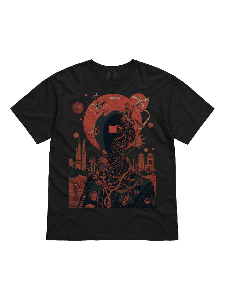 Cyber Wisdom Seeker Heavyweight T-Shirt product image (1)