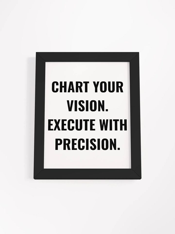 Chart Your Vision Motivational Trader Wall Art product image (8)