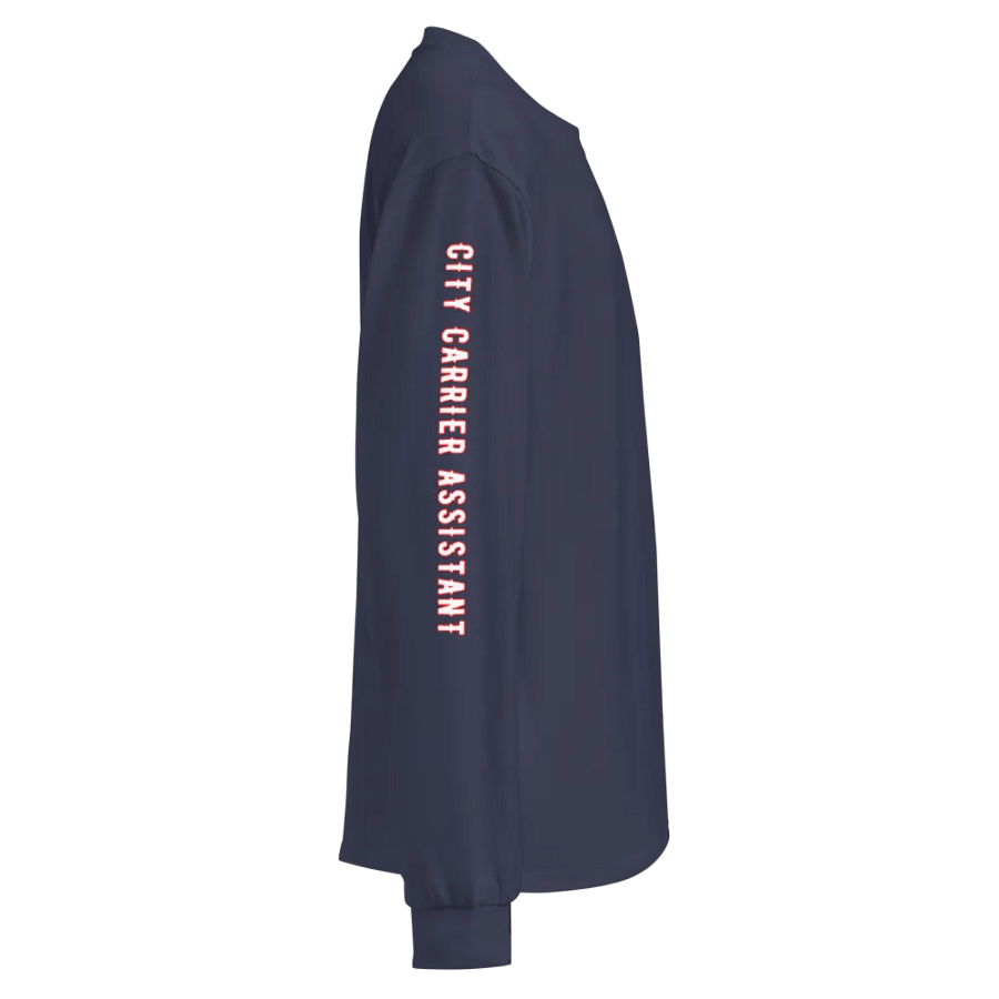 Express Male CCA "Stamped" Long Sleeve Tee - NAVY product image (2)